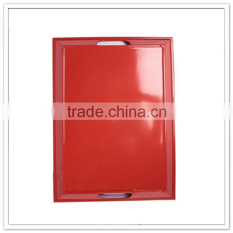 2016 bargain price melamine custom serving tray with handle