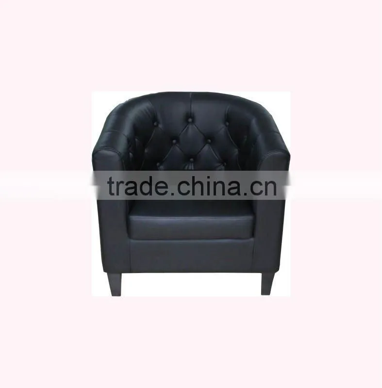 modern leather comfortable tub chair