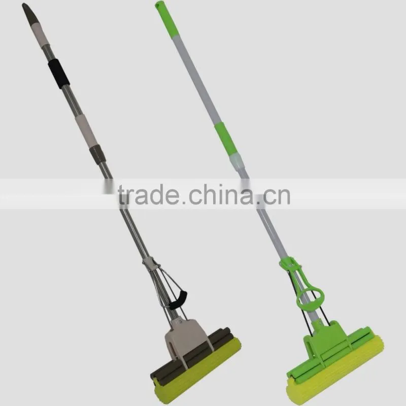 2016 New Telescopic Stainless Steel Roller PVA Mop Great Absorbent PVA Mop