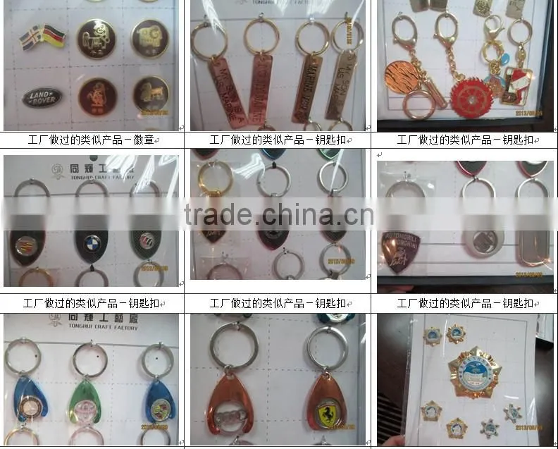 Religious zinc alloy custom metal keychain with photo