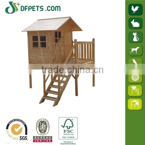 DFPets DFP004 Wooden Kids Playhouse,Wholesale Wood Playhouse