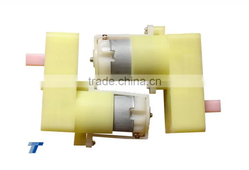 6V low speed dc plastic gear toy motor