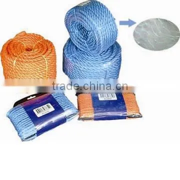 pp danline rope ;pp splitfilm twine, polypropylene splitfilm price