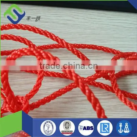 2016 hot sale Color twisted PE rope with UV protection and waterproof