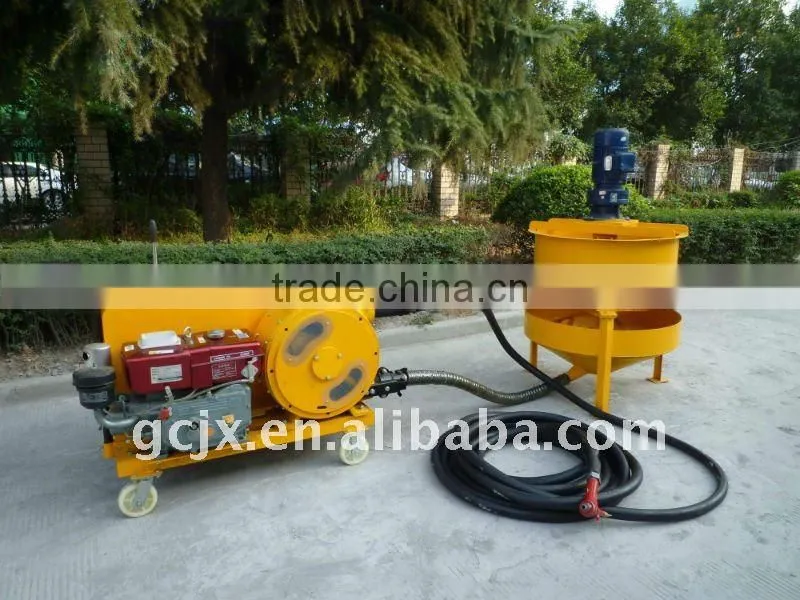 Low maintenance cost UBJ3-Q petrol squeeze hand grout pump