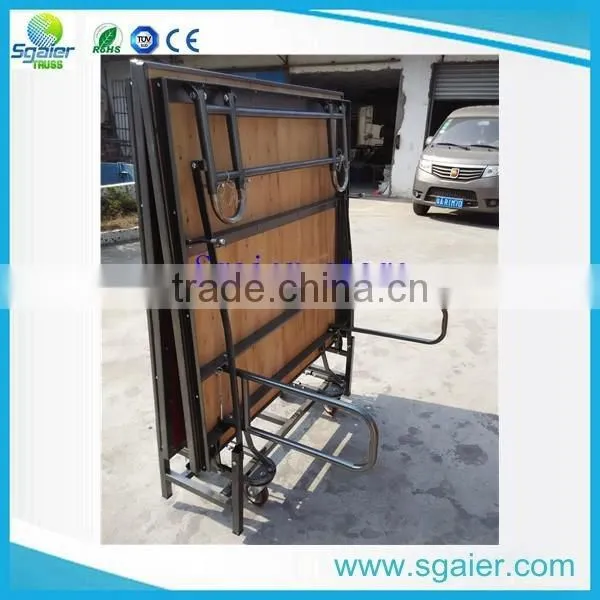 Wholesale Metal folded cheap portable stage with factory price