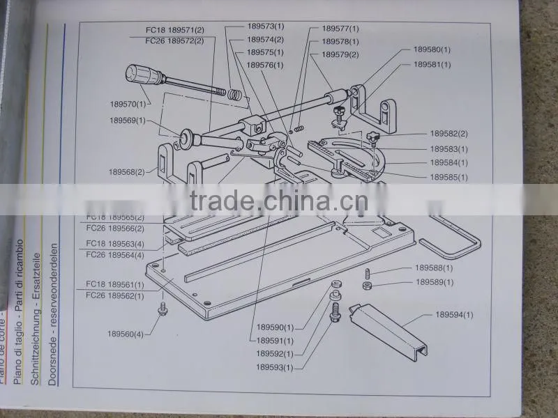 Top grand tile cutter