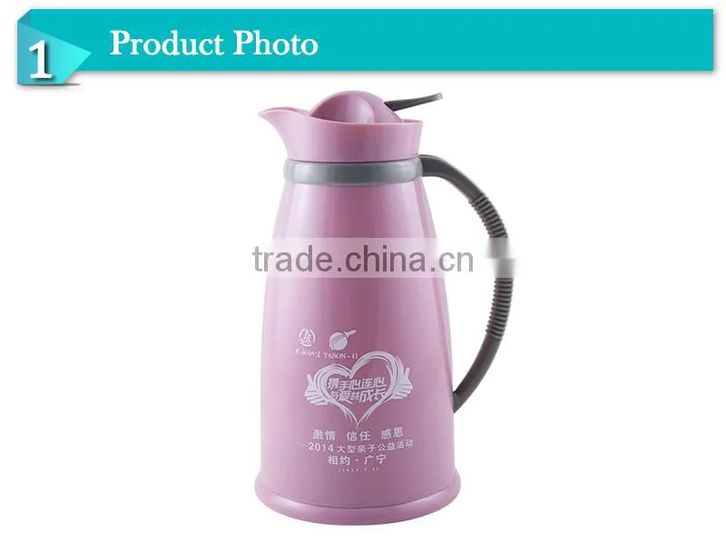 2015 Best gift thermos pot with double wall glass inner water thermos(JGFW010)