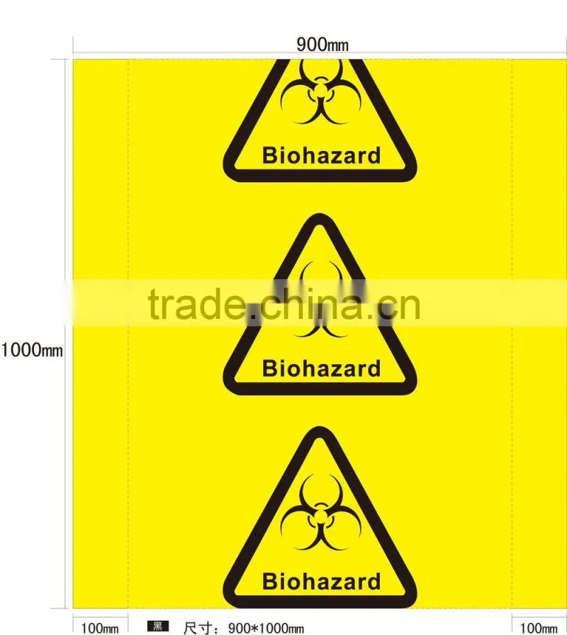 wholesale china products medical disposable plastic garbage bags for construction