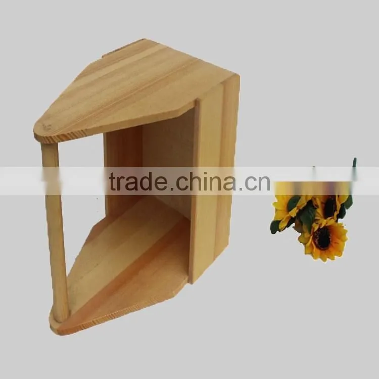 New unique wooden flower storage for mothers day flowers basket flower girl baskets