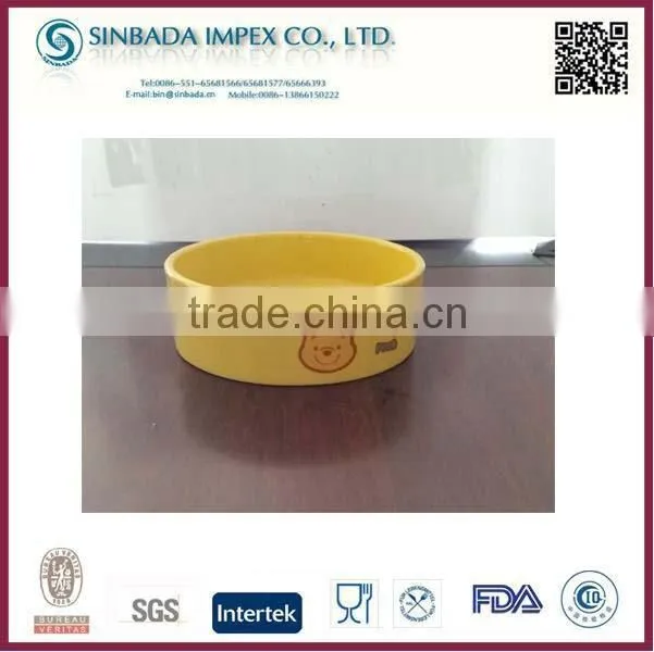 ceramic dog food bowl