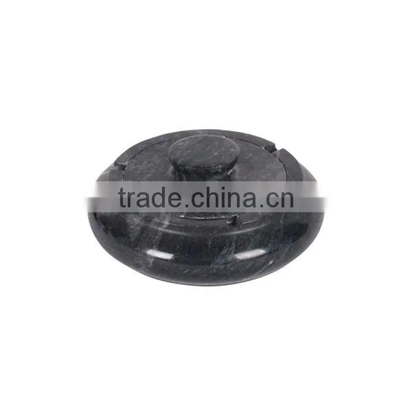 Customized decorative wooden lids for unique marble candle jars 2016 newly designed candle holder