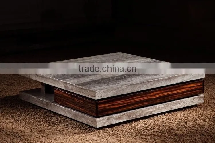 modern living room furniture marble top coffee table for sale