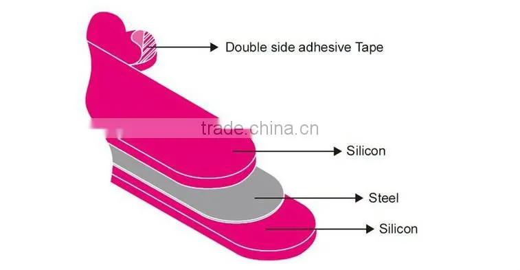 2014 promotional one touch silicone slap smartphone Holder