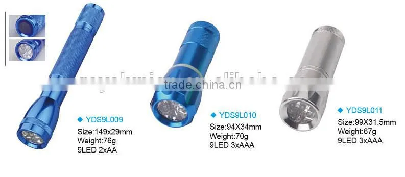 Wholesale Aluminum Torch LED flashlight for outdoor,hardware,CE,ROSH