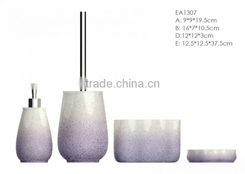 Bathroom spare parts concrete bathroom accessories set