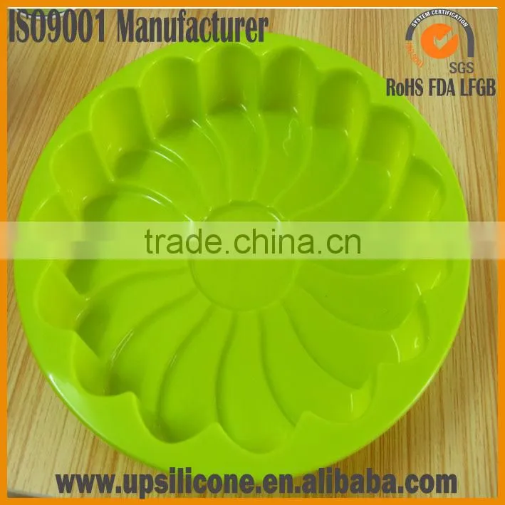 Flower shape silicone cake molds sunflower mold and other shapes