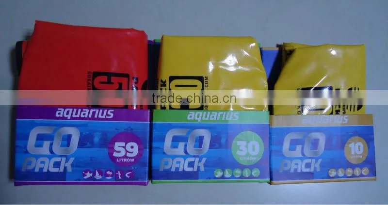 PVC waterproof bags promotion for 2016