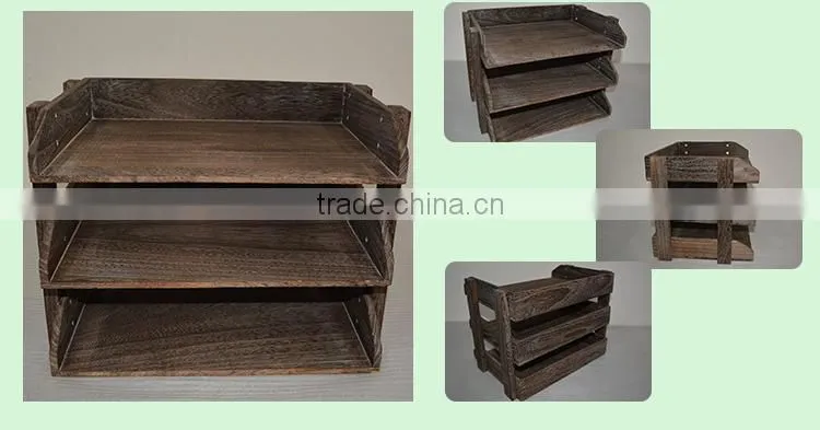 High Quality corner decorative wooden shelf