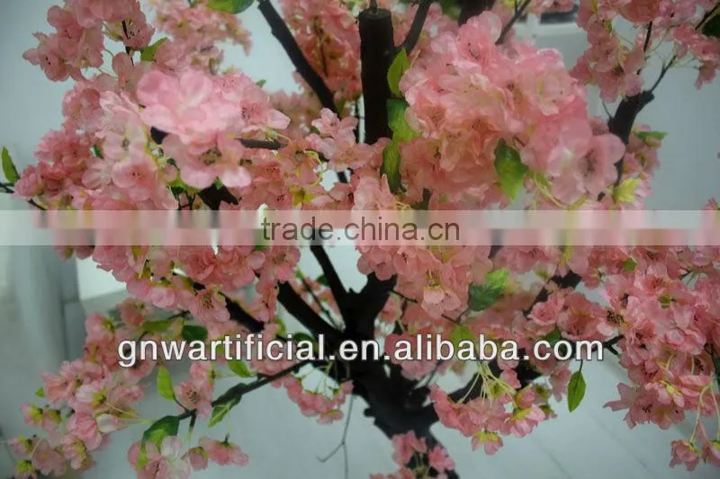 BLS031 GNW silk artificial tree cherry for home garden decoration