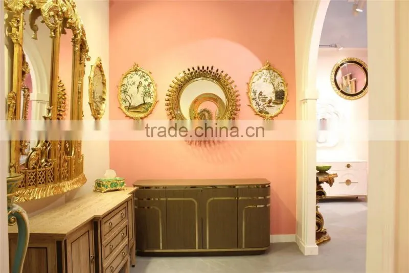 Stainless Steel Framed Decorative Wall Mirror