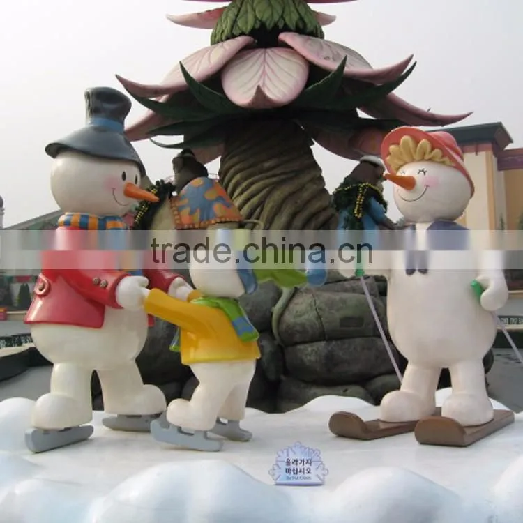 wholesale promotion resin craft fiberglass christmas garden statue decorations