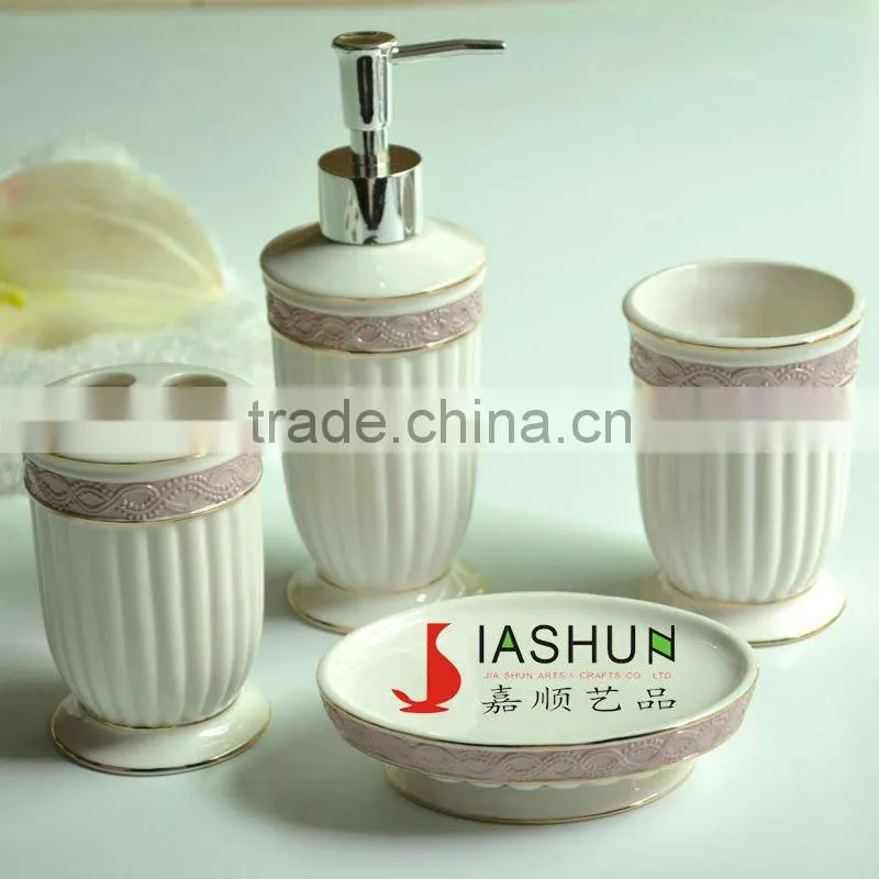 Gold ceramic sanitary ware