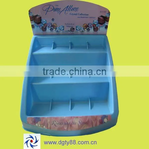 vacuum forming plastic cosmetic tray,plastic display