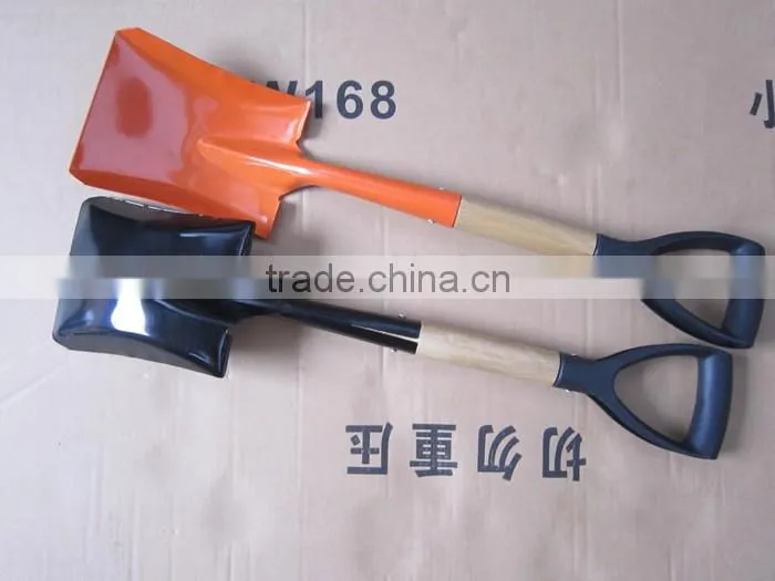 Garden tools wholesale, garden shovel with wooden handle