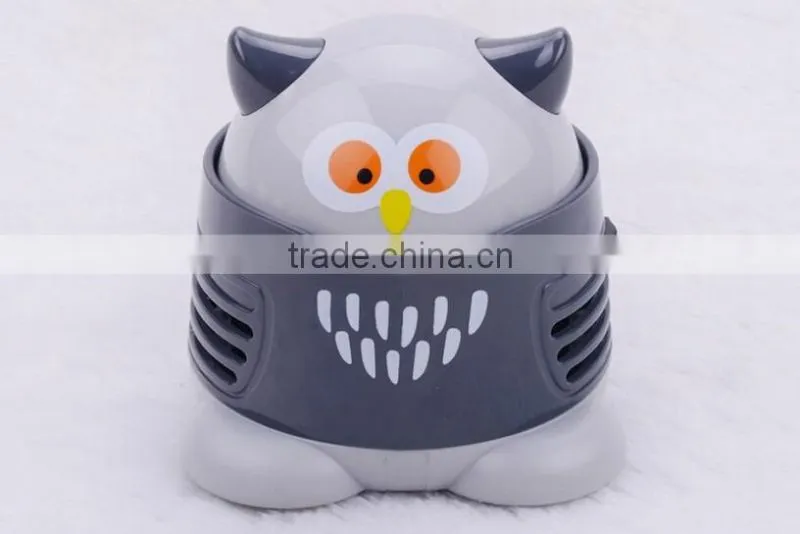 handy battery powered vacuum cleaner Owl mini desk hand vacuum cleaner