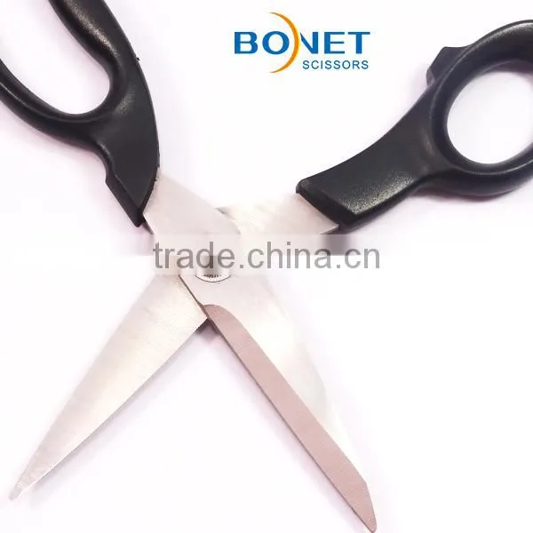 S14014 Stainless Steel 8" tailor sewing scissors Plastic handle scissors