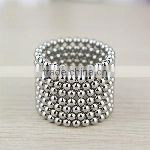 Magnetic Decompression Ball Educational Toys for Children Size 3mm Pack of 216 Pieces