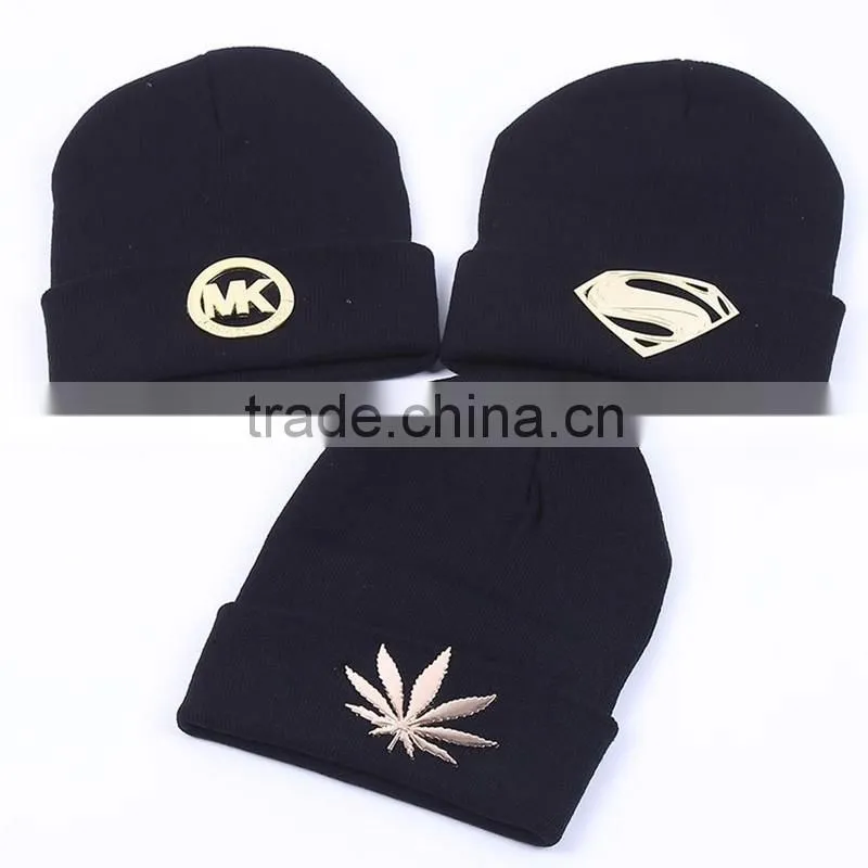 Fashion Hot Drilling CC Winter Beanies With Rhinestone