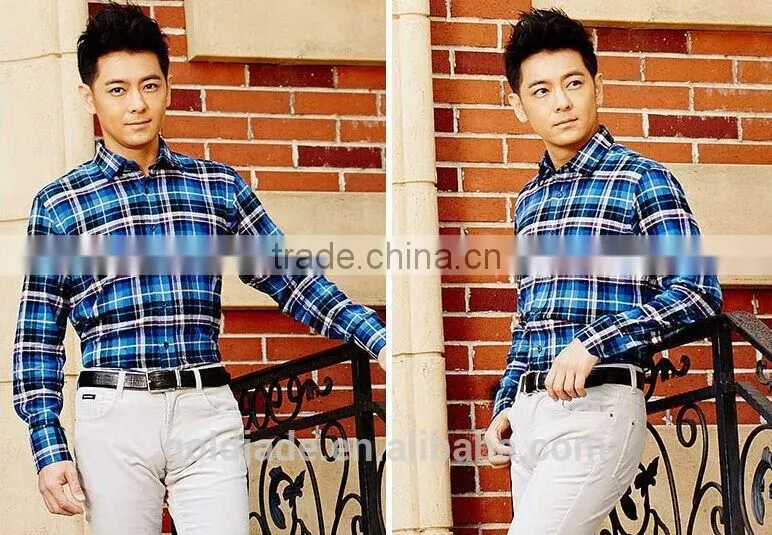 wholesale mens fancy check dress shirts