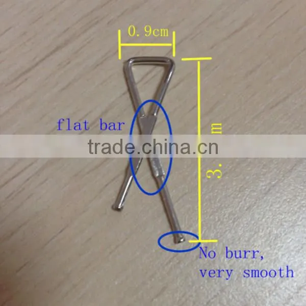 Metal Clips Nickel Free With word handsome