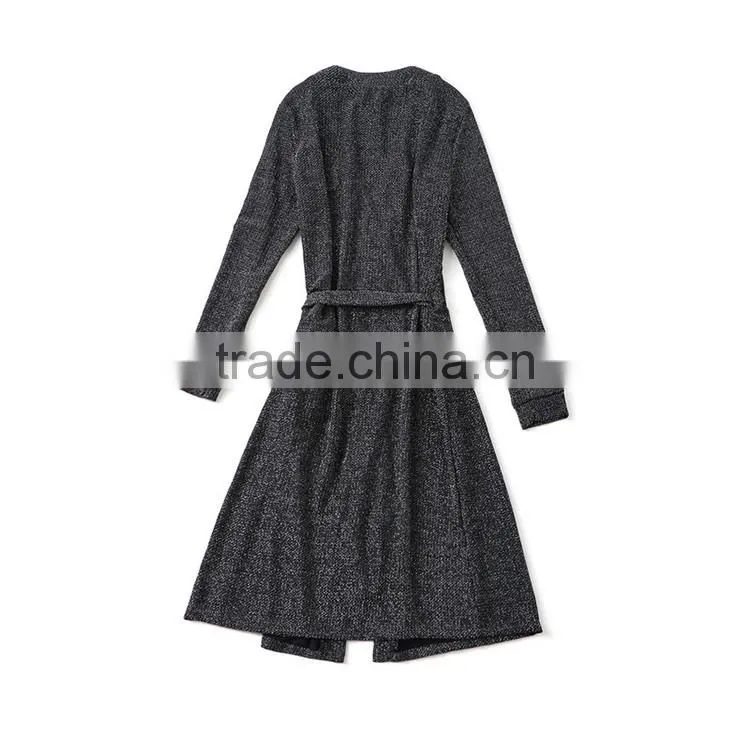 Women deep v-neck sexy nighty dress korean office dress casual one piece dress xxl black