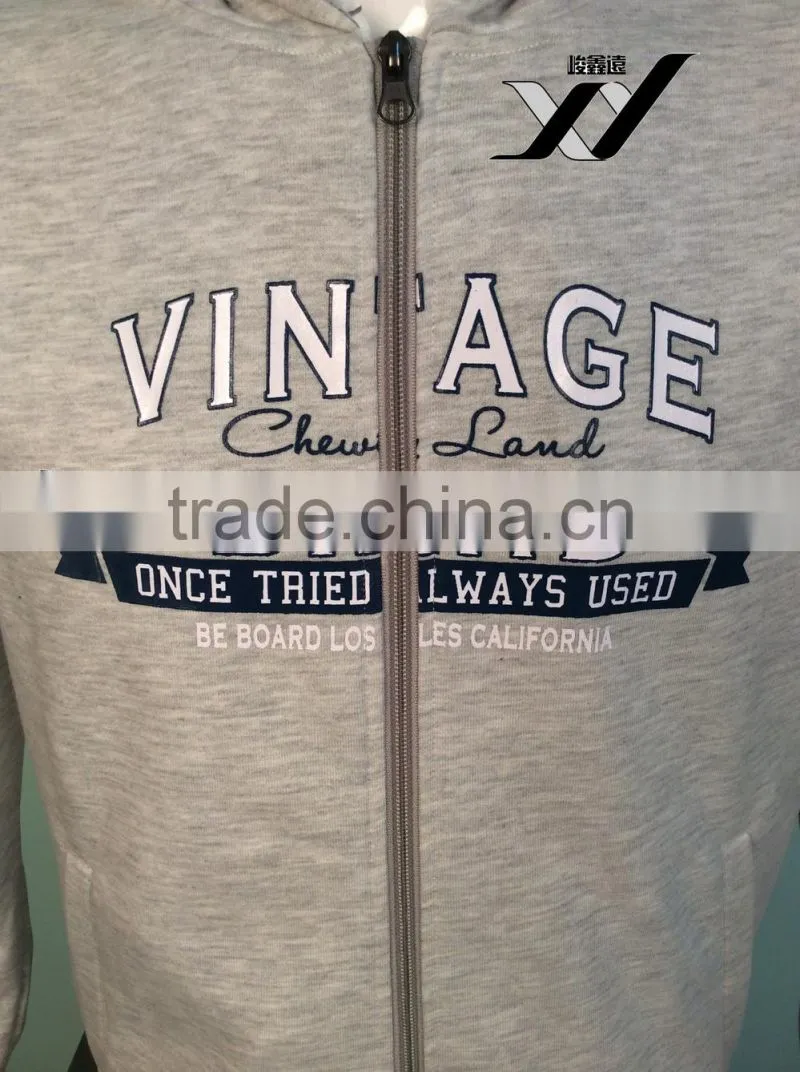 custom design quality 100% cotton hoodie for men made in china