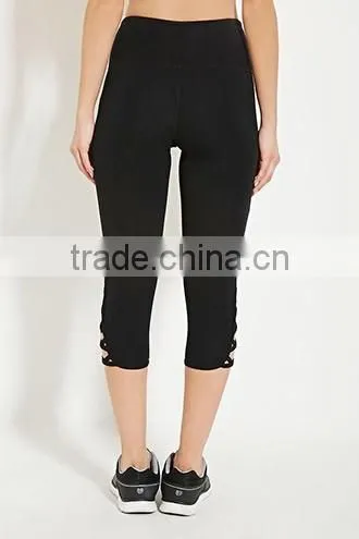 2017 Hot Sale Women Clothing Custom Fashion Blank Cropped Skinny Leggings