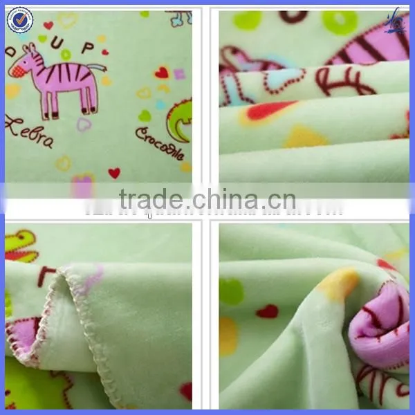 fleece baby blanket/horse print fleece bed blanket