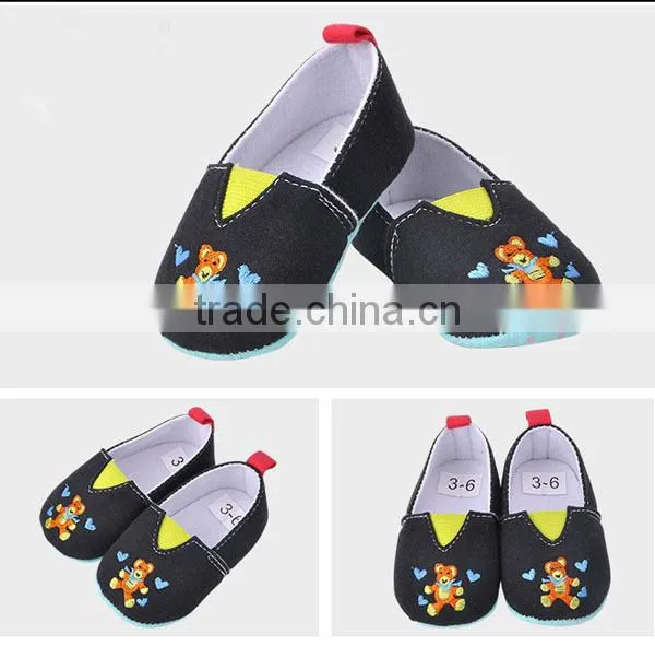 new design lovely cartoon animal prints baby boy and girl shoes