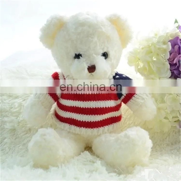 Brown and White Custom Plush Toy Teddy Bear