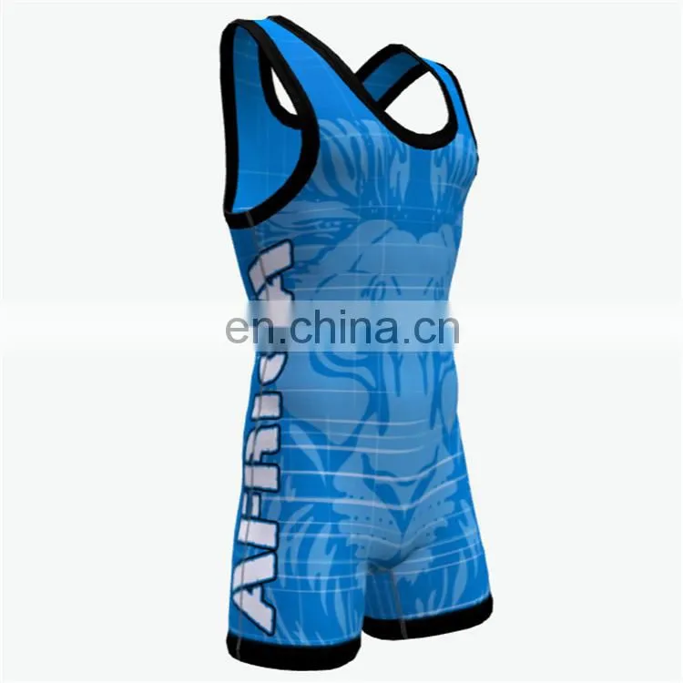 sublimated customized wrestling singlet