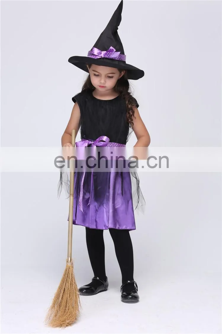 children girl witch fancy party halloween costume FGCC-0156