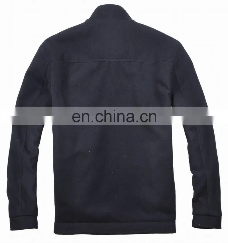 warm simple design woolen skiing jacket 2015