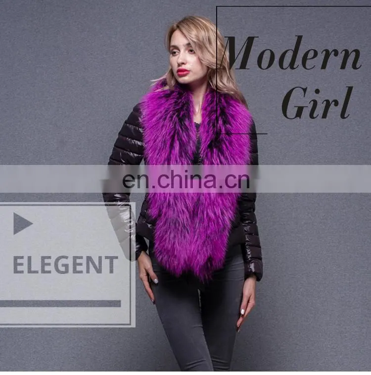 Online Shop Fashion Winter Jacket Fur Parka With Fur Hood