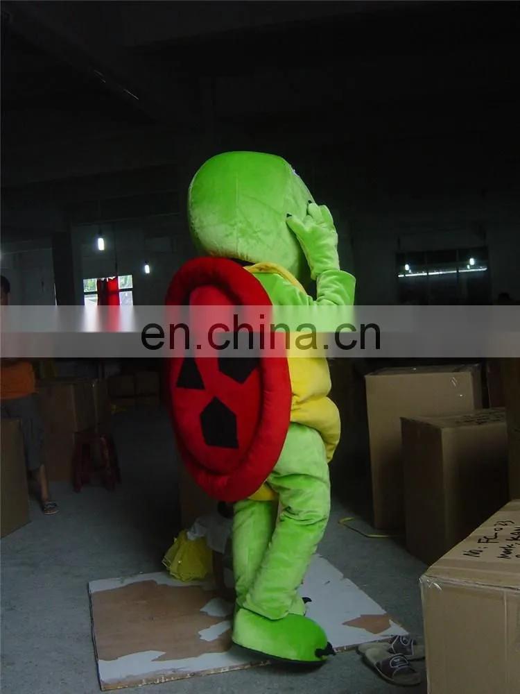 2016 Lovely green turtle mascot costume adult sea turtles mascot costume