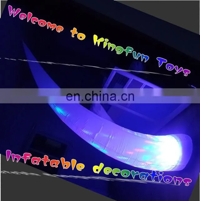 Magical ground inflatable led ball