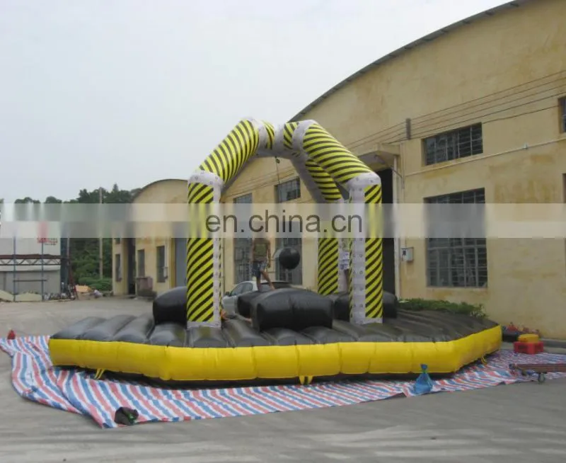 2017 Commercial grade Popular CE certificate interesting Inflatable Wrecking Ball Demolition Game zone