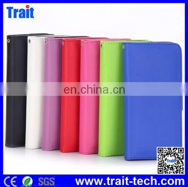 2015 Hot Selling Classic Wallet Style Magnetic Flip Stand PU Leather Case for HTC One M9,Mobile Phone Case for HTC One M9