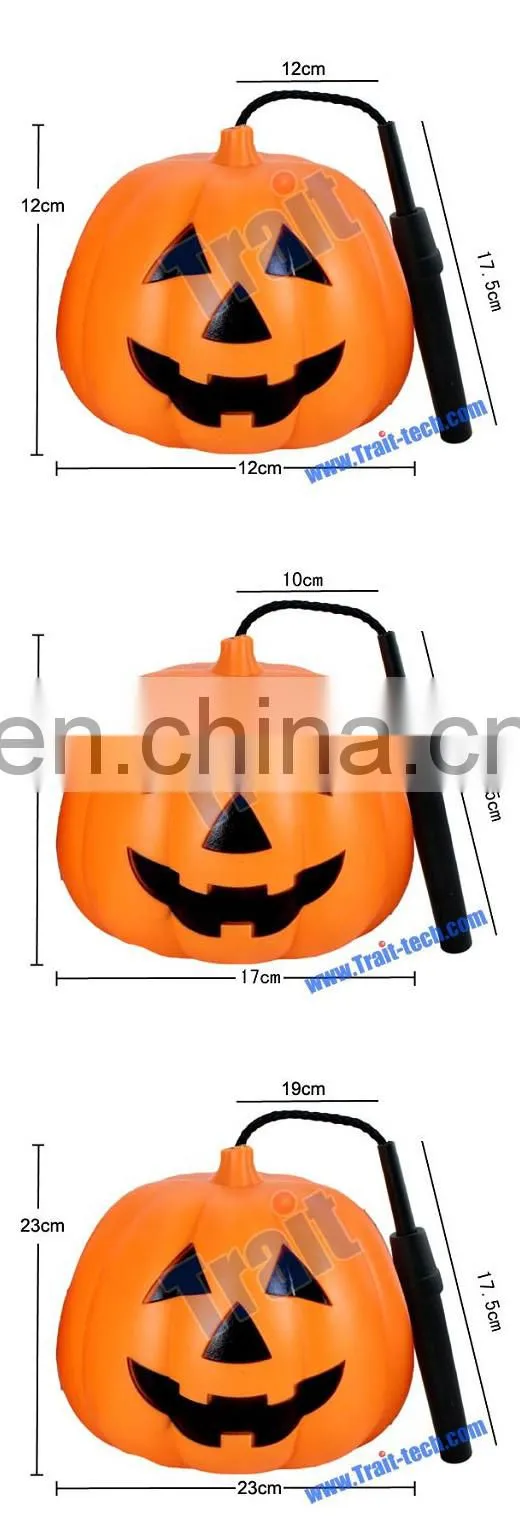 Hot Selling Cute Portable Pumpkin Lamp For Halloween Decoration With Handle